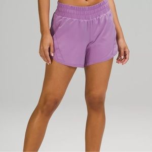 LULULEMON🍋 Track That Mid-Rise Short 5” *Lined Wisteria Purple